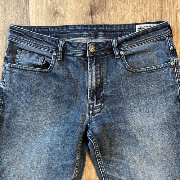 Buffalo David Bitton Jeans Mens 34x30 Jackson Straight Stretch Medium Wash Jeans - Picture 3 of 16